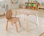 Hanah Home Conjunto de Mesa para Niños Color Roble
